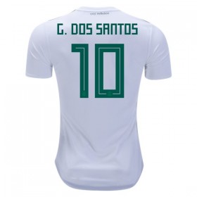 Camisolas de Futebol México G.Dos Santos 10 Equipamento Alternativa Copa do Mundo 2018 Manga Curta